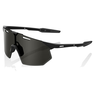 100% Hypercraft SQ Glasses - Matte Black Smoke Lens (2024)